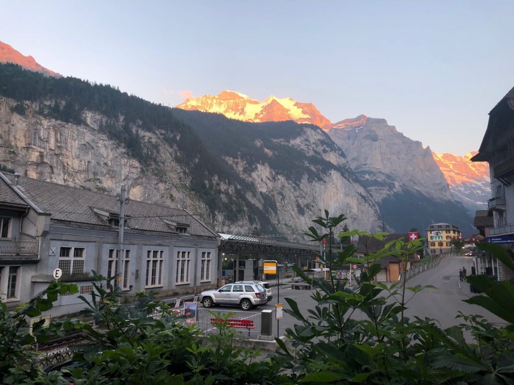 Aussicht Dorf Lauterbrunnen